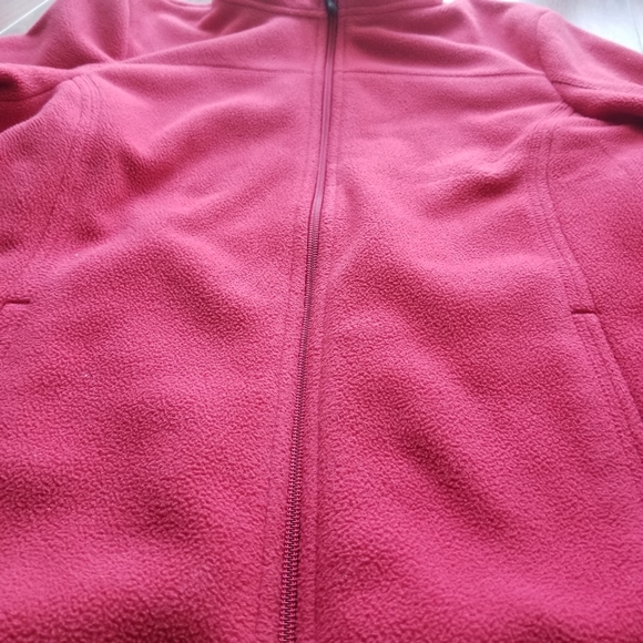 WindRiver Sweater Fleece Jacket Red Windbreaker - Picture 12 of 16